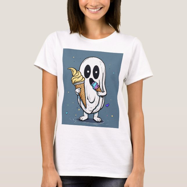 CAMISETA MAN_MANUAL TRENDING CUTE GOST T SHIRT (Frente)
