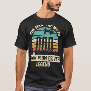 Camiseta Man Myend Pai de lenda Snow Driver