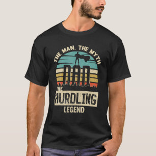 Camiseta Man Myth Legend Pai Apressando Incrível Runner