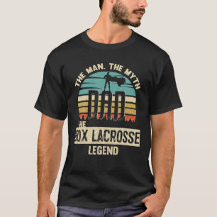 Camiseta Man Myth Legend Pai Box Lacrosse