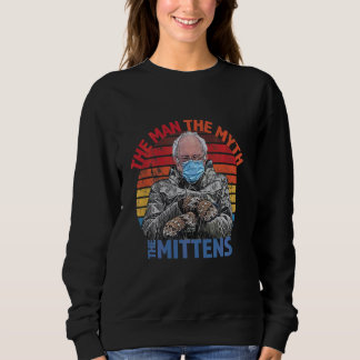 Camiseta Man Myth Mittens Inauguração Engraçada Bernie Sand