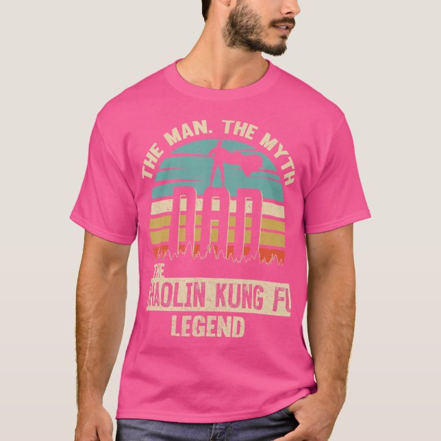 Camiseta Man Myth Pai da Lenda Shaolin Kung Fu (Frente)