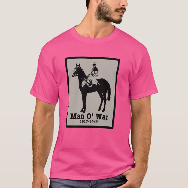 Camiseta MAN O' WAR Vintage Race Horse (Frente)