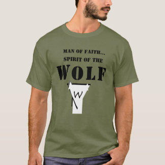 Camiseta Man of Faith ...Spirit of The Wolf SHIRT