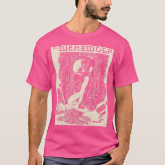 Camiseta Man Wolf Werewolf Monster Horror Art Sexy Blone P