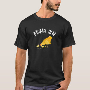 Camiseta Mana Hen, Mãe Frango Engraçada, Roupa de Criador d