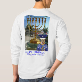 Camiseta Mana, manga o tee. Feliz Hanukkah.