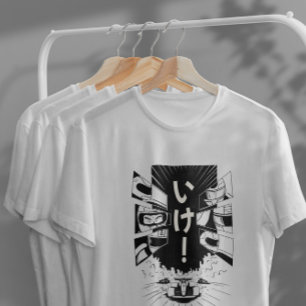 Camiseta Mananga de Carro de Animação Japonês