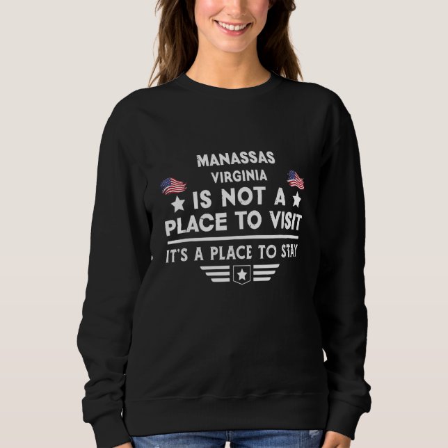 Camiseta Manassas Virginia Place to stay USA Town Home City (Frente)
