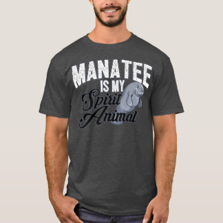 Camiseta Manatee É O Meu Espírito Animal Cute Animal Tee