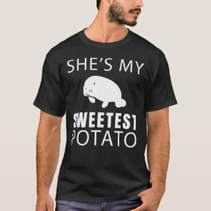 Camiseta Manatee Oferece Que Ela É O Meu Mar De Batata Mais