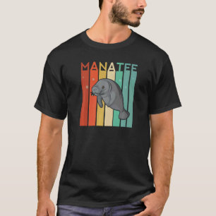 Camiseta Manatee Retro Vintage Batatas Flutuantes Oceanas C