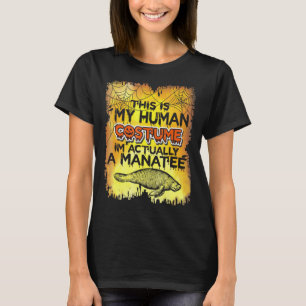 Camiseta Manatee Shirt Esta É A Minha Figurinha Humana Engr