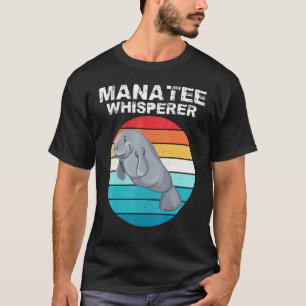 Camiseta Manatee Whisperer Funny Sea Amante de os animais T