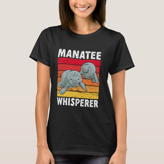 Camiseta Manatee Whisperer Sea Animal Manatee (Frente)