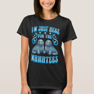Camiseta Manatees Lover Estou aqui para os Manatés