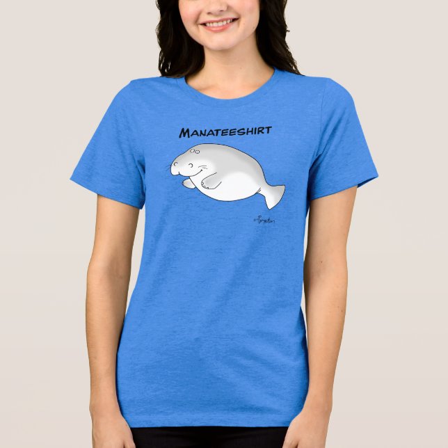 Camiseta MANATEESHIRT por Sandra Boynton (Frente)