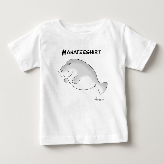 Camiseta MANATEESHIRT por Sandra Boynton (Frente)