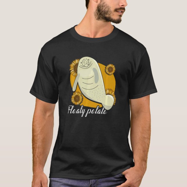 Camiseta Manatins de batata flutuante (Frente)