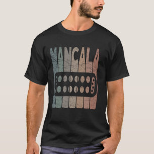 Camiseta Mancala Jogador de Mancala Vintage Jogo de Mancala