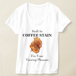CAMISETA MANCHA DE CAFÉ EMBUIDA