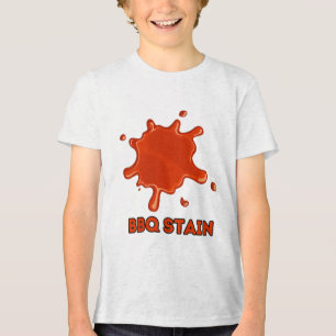 Camiseta Mancha de Churrasco Gráfico Colorida Art_1