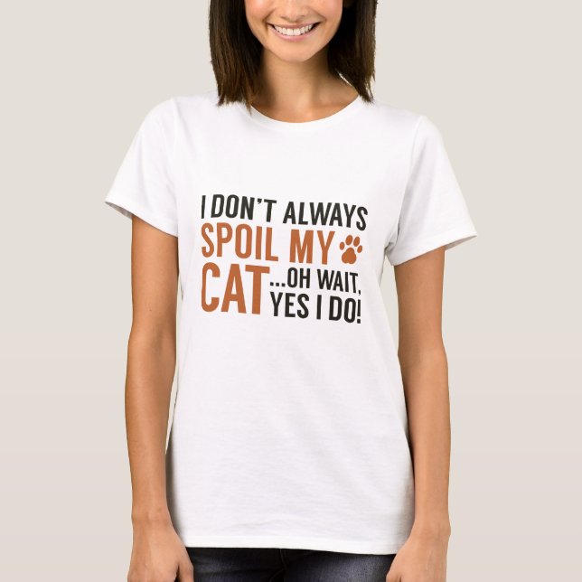 Camiseta Mancha Meu Gato (Frente)
