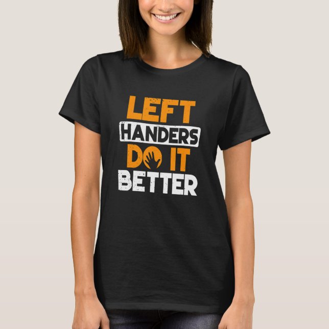 Camiseta Manchas à esquerda fazem melhor à esquerda (Frente)