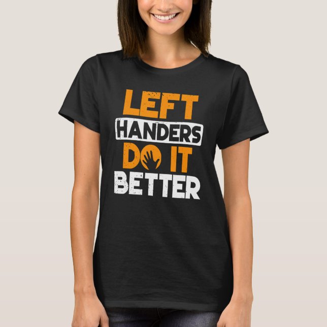 Camiseta Manchas à esquerda fazem melhor à esquerda (Frente)