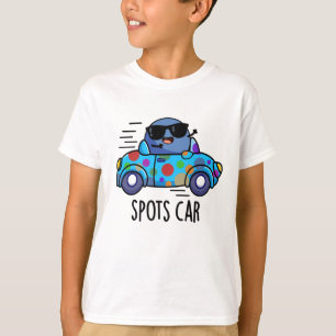 Camiseta Manchas Carro Engraçado
