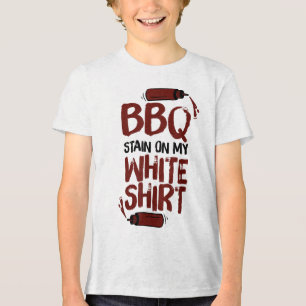 Camiseta Manchas De churrasco Em Minha Cor Branca _1