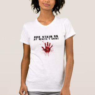 Camiseta Manchas de churrasco no meu branco
