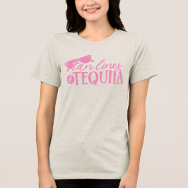 Camiseta Manchas de Sol e Citação de Tequila Festa de Despe
