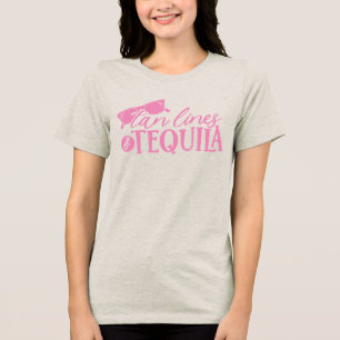 Camiseta Manchas de Sol e Citação de Tequila Festa de Despe