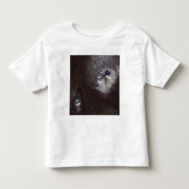 Camiseta Manchas de vulcão Shiveluch da Rússia l Â Â s sìnd (Frente)