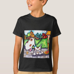 Camiseta Manche a caminhada do cão