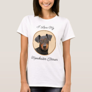 Camiseta Manchester Terrier Pintura Original