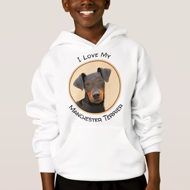 Camiseta Manchester Terrier Pintura Original (Frente)
