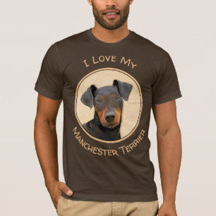 Camiseta Manchester Terrier Pintura Original