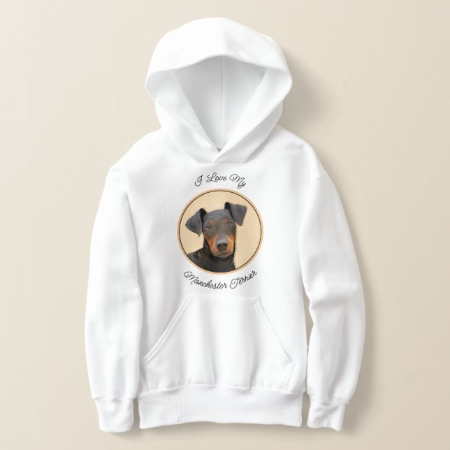 Camiseta Manchester Terrier Pintura Original (Postura )