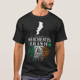 Camiseta Manchester UK City Irish Roots Rua Dia de Patrick