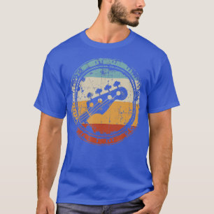 Camiseta Manchete de violão Vintage Bass para Bhelps e Bass