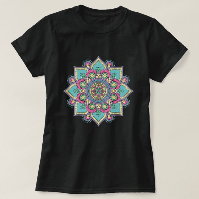 Camiseta Mandala (Frente do Design)