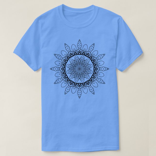 Camiseta mandala 1 (Frente do Design)