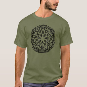 Camiseta Mandala 1 Preto