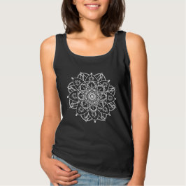 Camiseta Mandala branca