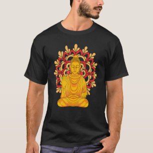 Camiseta Mandala Budista Meditação Espiritual Zen Budismo