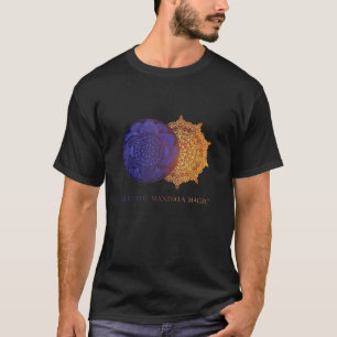 Camiseta Mandala Celestial Fases Solares e Lunares Astro Có