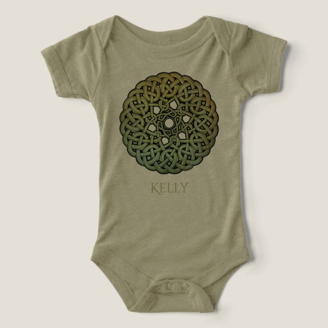 Camiseta Mandala Céltica Personalizada (Design frontal)