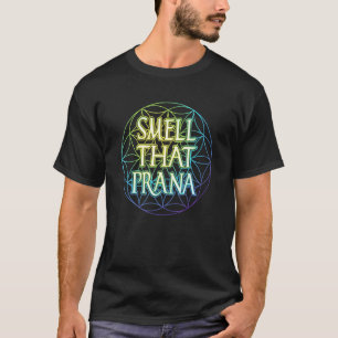 Camiseta Mandala Cheira A Energia Da Meditação De Prana Yog